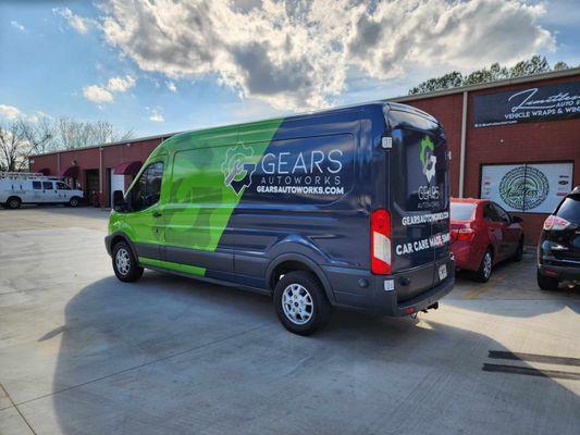 Printed Media - Gears Autoworks Commercial Wrap
