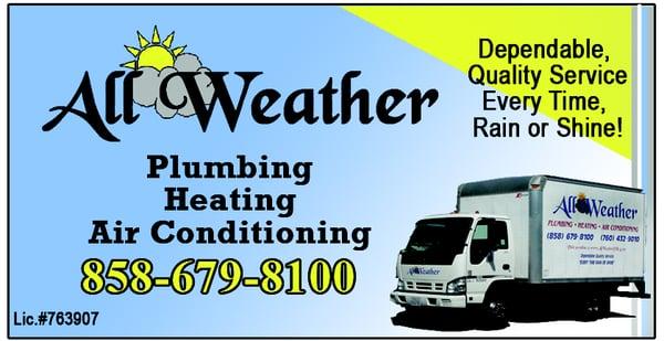 All Weather Plumbing, Heating & Air