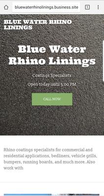 Blue Water Rhino Linings