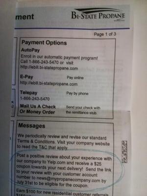 Bi-State asking for Yelps