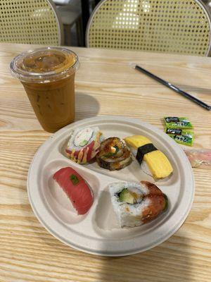Assorted sushi