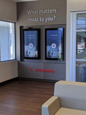 Learn more about the bank area.