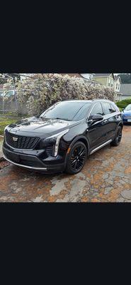 A beautiful black 2022 Cadillac XT4