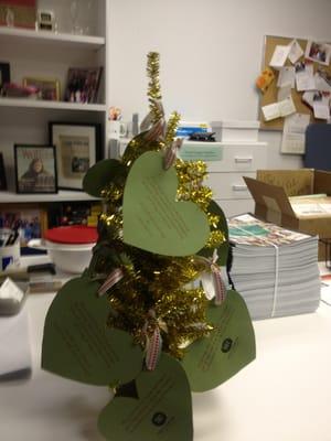 Teens in Transition giving tree.