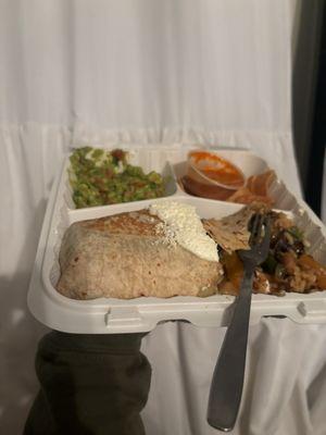 Veggie burrito