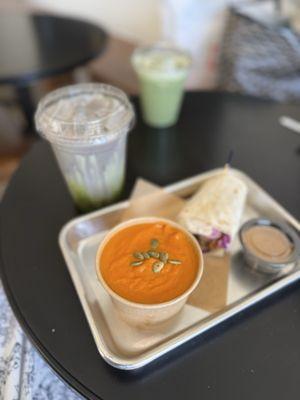 Carrot Coconut Soup
