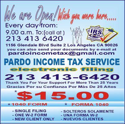 Pardo Income Tax Service