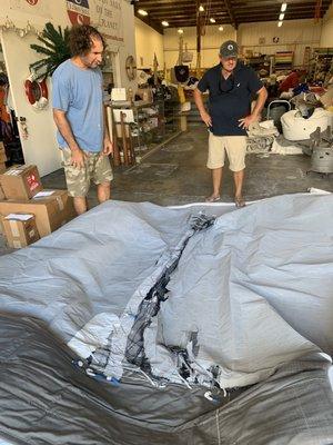 Look at the mess they had to deal with!