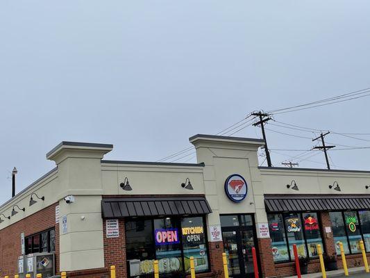 Outside of the station