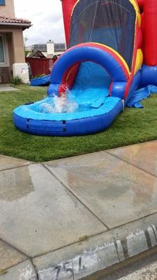 The kids had a great time. Even in the summer rain.