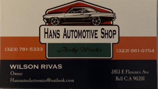 Auto repair Body shop Oil change diagnostic