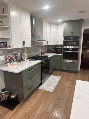 Range, range hood, microwave, and wall oven with air fryer purchased from Sanatoga Corp