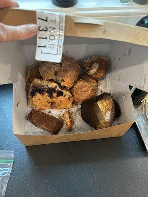 Chocolate banana bread all gone! But look at this luscious pastries