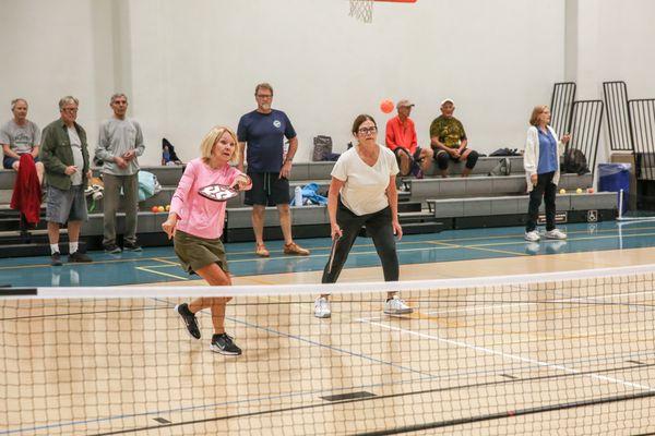 The club plays in the Colony Park Rec Center Gym, Mondays, Wednesday, and Fridays.