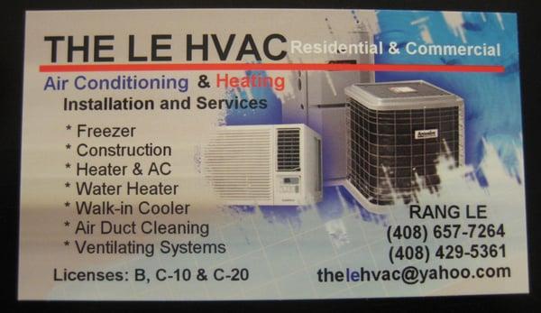 The LE HVAC