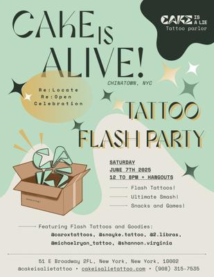 Re:Location Tatto flash party will happen on June 7th from 12PM - 8PM! Join us for a day of fun and community!
Check out our instagram!