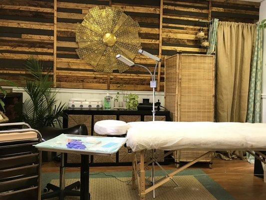 Tranquil treatment room