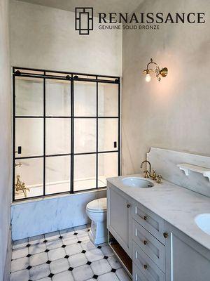 We are proudly announcing that Route 7 Shower Door LLC is partnering with Renaissance Genuine Solid Bronze Co. We are an official dealer, an