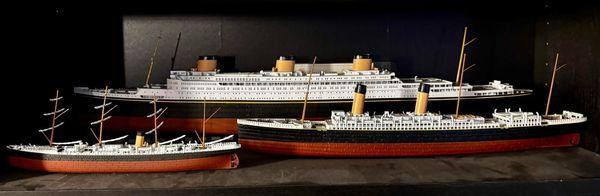 1/450 scale printed resin ships