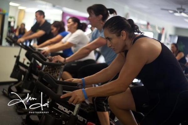 Can your spin bike tilt and lean...OURS CAN!