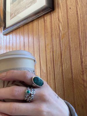 Coffee and ring