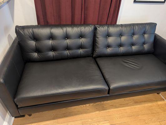 Seat Cushion foam was replaced with much higher density foam from House Of Foam!