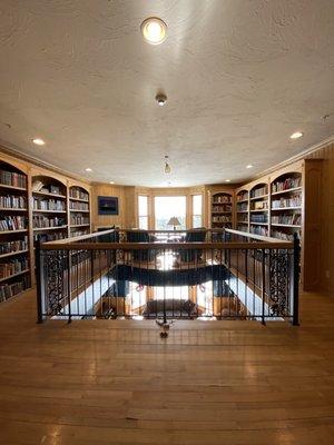 Library with books, DVD's & board games