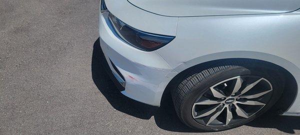 Damage from Pearl's insured driver (actually the driver isn't the one on the policy, but the car is)