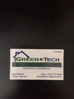 Green-Tech Pest Control