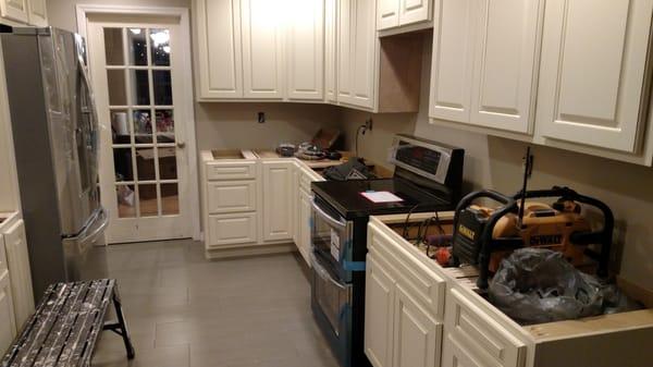 This is a kitchen remodel and cabinet job that we recently finished.