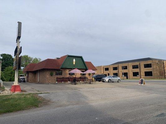 Ice cream in Brookston, Indiana.