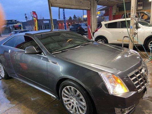 CADILLAC CTS4 received interior detail and hand wash