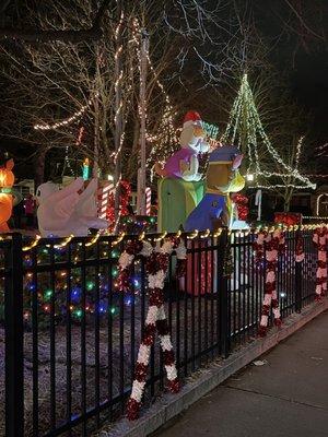 A Free Event during the Christmas Holiday Season. All the Decorations lit Up & XMAS Songs @ Coletti-Magni Park Newton MA.