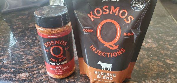 Bought these two bbq spice mixes. Just a sample of the wide range of grilling and smoking items at this great little location
