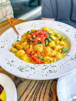 Gnocchi with lobster