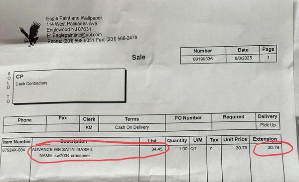 Ricciardi Bros National Paint