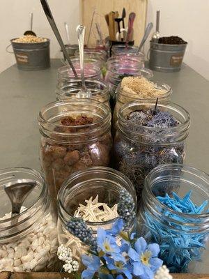 Lots of colorful rocks