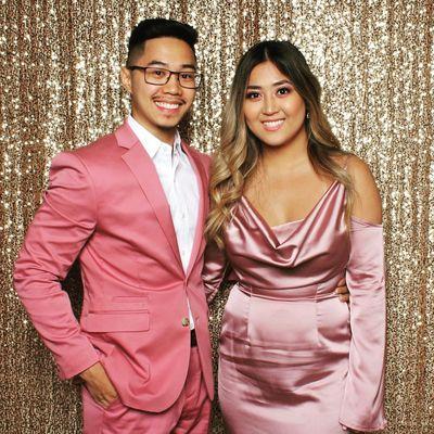 Gold Sequin Photo Booth