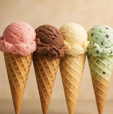 ice cream cones