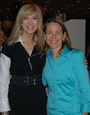 Dr Cheryl with Leeza Gibbons at the Alzheimer's Walk