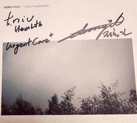 A special thanks to K-pop star Jeong Hong IL for allowing Niu Health Urgent Care to be the first aid station at the Korean Festival!