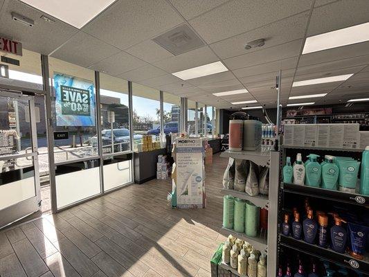 Inside view of the store.