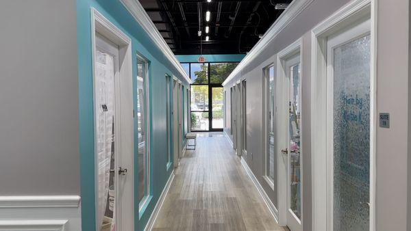 Hallways inside of our HealthPark location