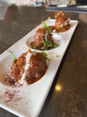 Spicy Chicken Meatballs