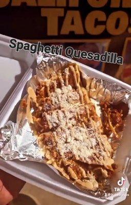 Spaghetti Quesadilla