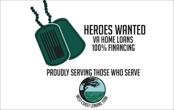 VA loans 100% financing