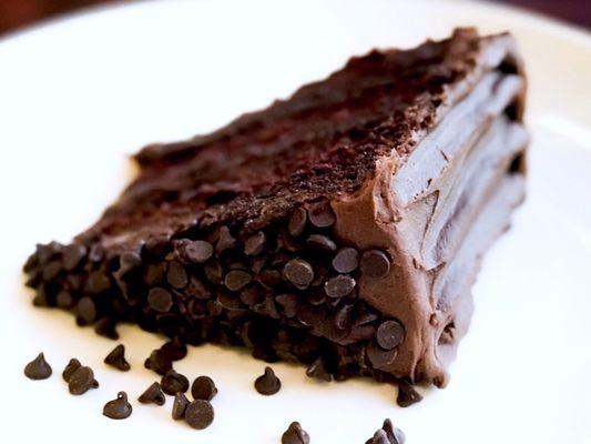 Slice of Triple Chocolate Fudge Cake -- $5.85