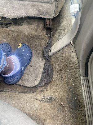 Nasty interior. Same as the drivers attitude