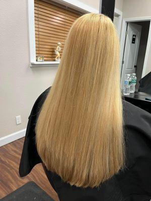 Making my hair beautiful