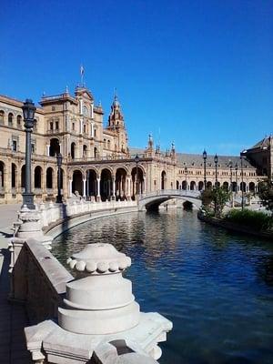 Recent trip to Seville, beautiful Plaza de Espana.